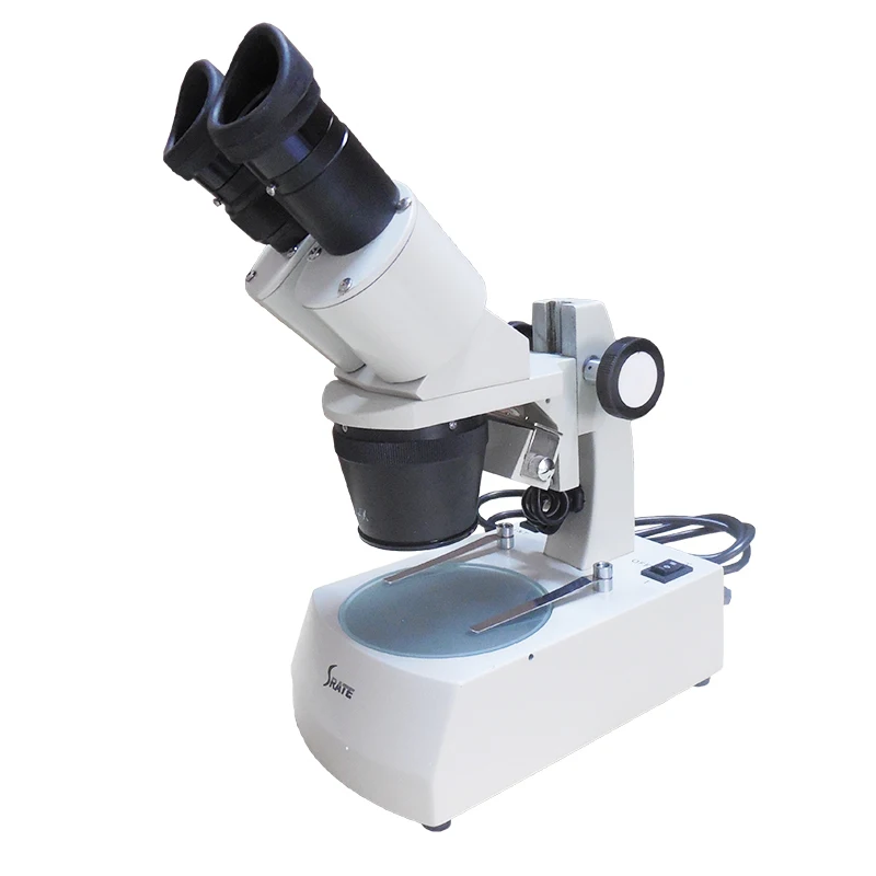 

30X-60X Binocular Stereo Microscope with Top Bottom Halogen lamps for Electronic Boards Inspection Jewelery Observation
