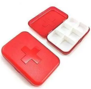 

First aid kit Freeshipping Plastic Medicine box Pill Box