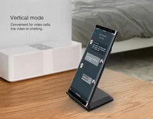 Fast Qi Wireless Charger For Samsung S8 Plus S7 Nillkin Stand Qi Wireless Charger For iPhone X 8 Plus Huawei and Other Phone