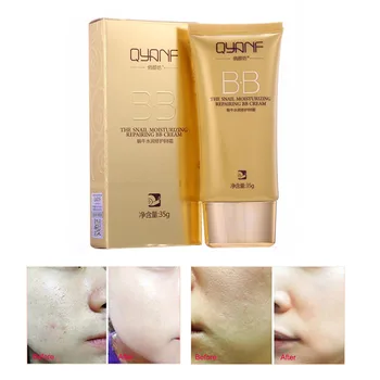 

Whitening Moisturing Snail BB Cream Segregation Frost Cream Skin Care Compact Foundation Concealer Facial Beauty Makeup BB Cream