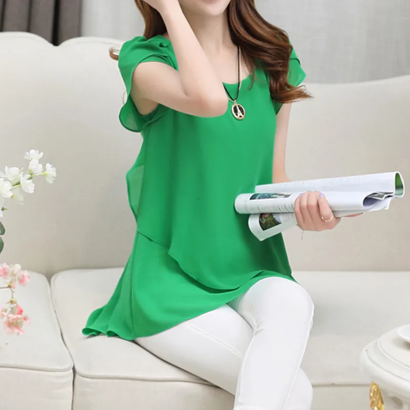 short sleeve chiffon blouse (25)