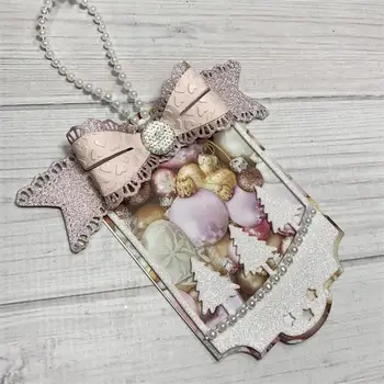 

KSCRAFT Winter Present Tag Metal Cutting Dies Stencils for DIY Scrapbooking/photo album Decorative Embossing Paper Cards