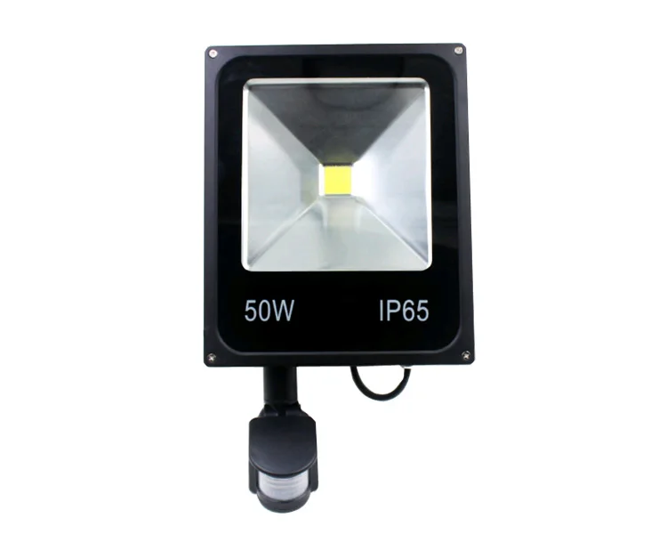 Светодиодный светильник с датчиком движения, переменный ток 220 В, 10 Вт, 30 Вт, 50 Вт, водонепроницаемый IP65, наружный светильник, отражатель, прожектор, светильник, внешнее освещение - Испускаемый цвет: RGB