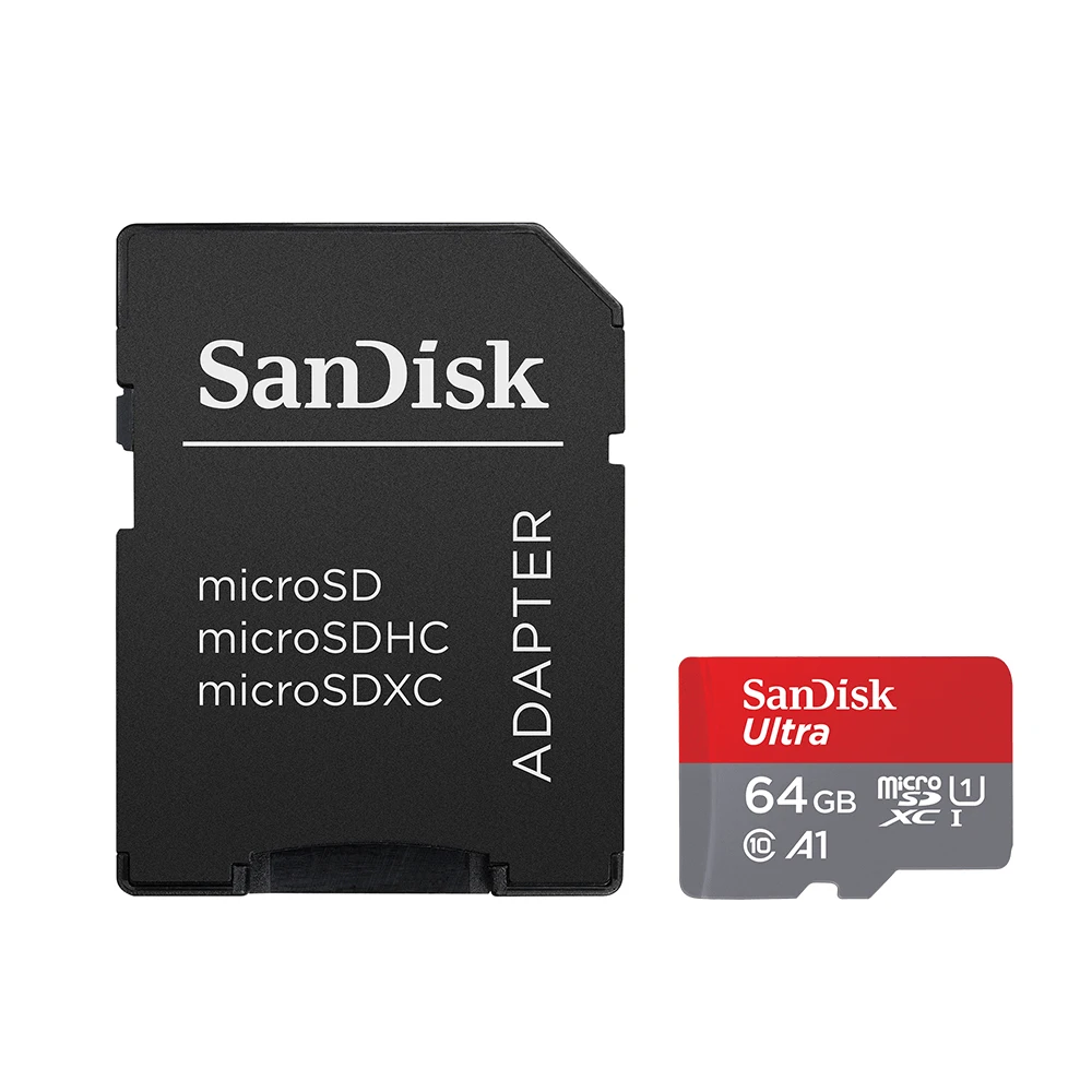 SanDisk карта памяти Ultra micro SD карта 16 ГБ 32 ГБ 64 Гб 128 ГБ 256 Гб 400 Гб microSDHC/MicroSDXC U1 C10 A1 UHS-I TF карта с адаптером
