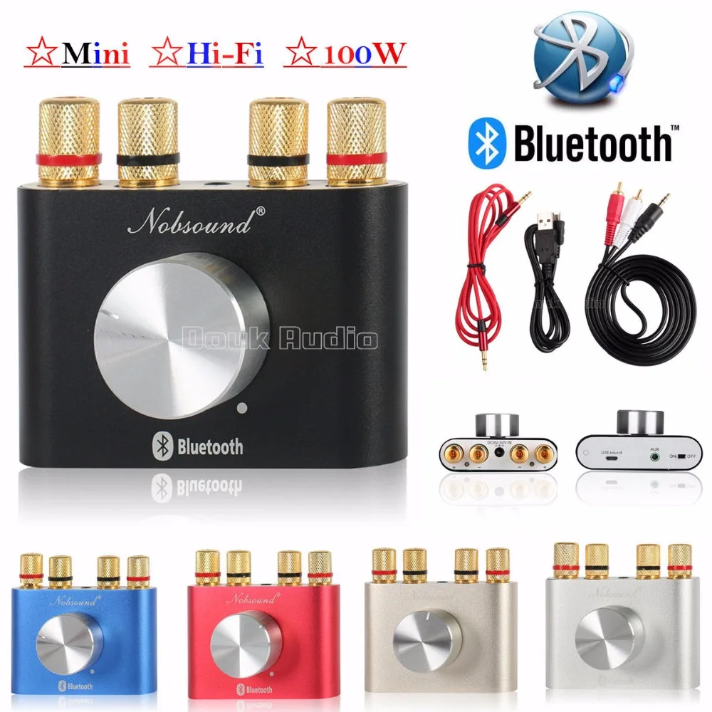 2017 Latest Nobsound Hi Fi Bluetooth 4.0 Digital Amplifier