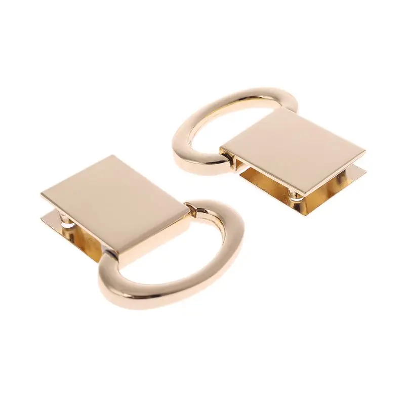 

Hot New 2 Pcs Handbags Metal Fittings DIY Hand Straps Front and Rear Link Ring Accessories for Bag DIY Craft Replacement