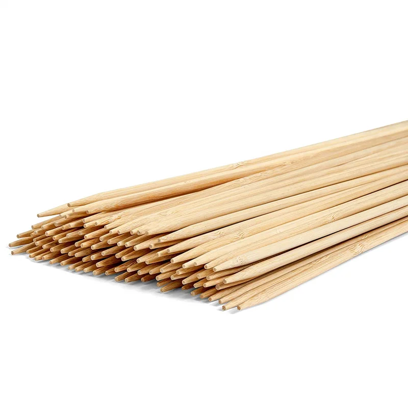 200 шт. шампуры для барбекю банбу палочки Одноразовые Бамбуковые Шпажки