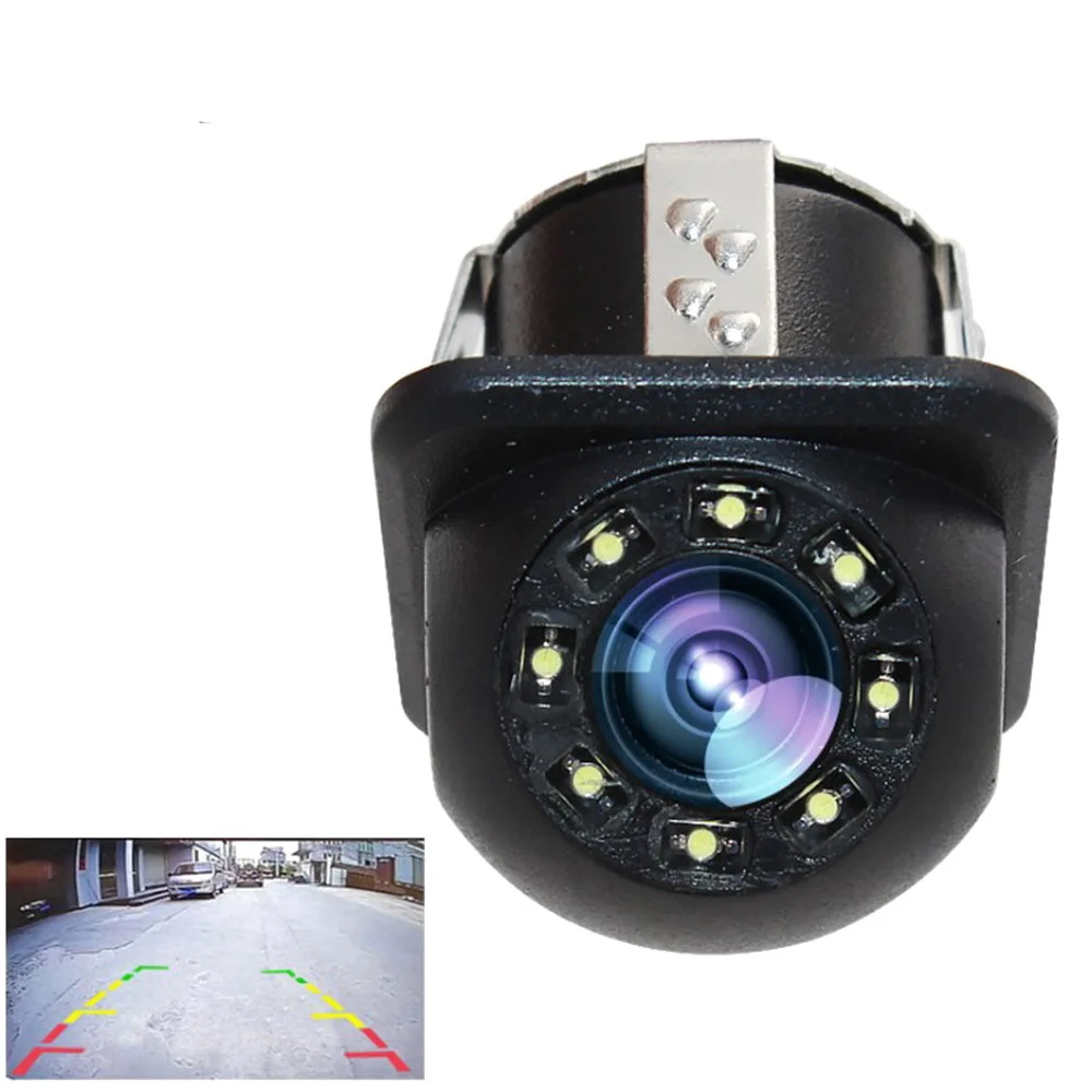 

HD CCD Car Rear View Camera 8 LED Night Vision Reversing Auto Parking Monitor Lights Backup Parking Assistance for all cars