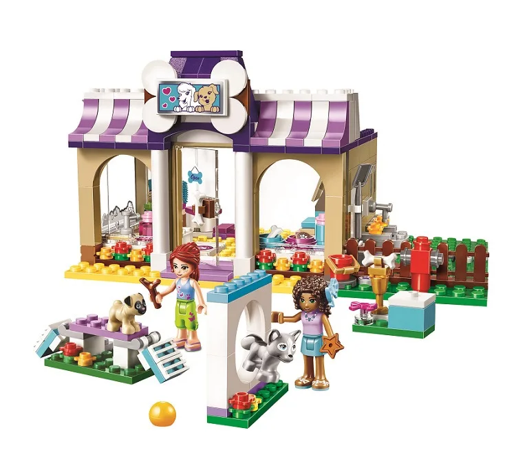 

BELA Friends Series Heartlake Puppy Daycare Building Blocks Sets Bricks Classic Girl Kids Model Toys Marvel Compatible Legoings