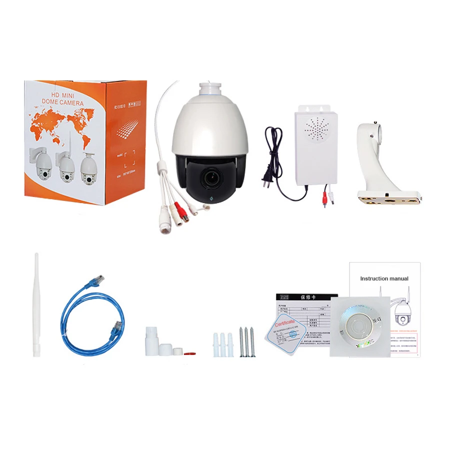 Stardot 1080P IP PTZ скоростная купольная камера Onvif HD 5X Zoom H.264 60m IR ночное видение Мини CCTV