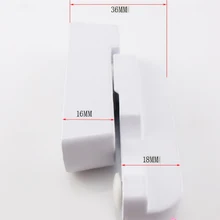 Хороший 2 шт. пластик+ нержавеющая сталь+ цинковый сплав Детская безопасность окна двери створки замок безопасности Рычаг Ручка развертки защелка