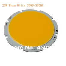 20 Вт COB светодиодный теплый белый 3000-3200K чистый белый 6000-6500K поверхностный источник света 600mA 29-36V 1700-1900LM S чип 5 шт