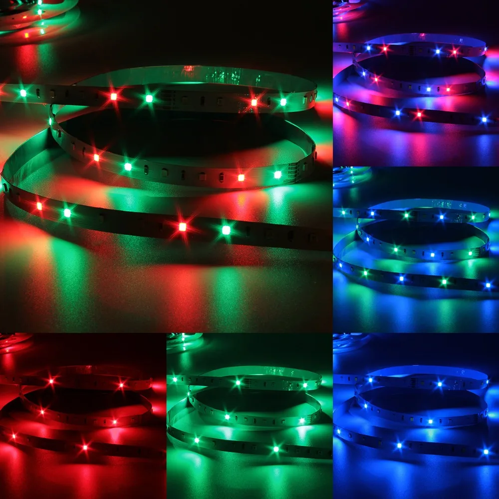 SuperNight 2835 SMD RGB + природа белый Светодиодные ленты фея света 5 M 56 светодиодный s/m DC 12 V гибкие Светодиодная лента для вечерние магазине домашний