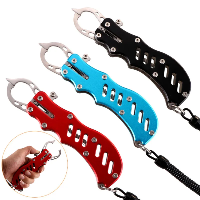 

2019 New Fishing Grip Pliers Stainless Steel Fish Lip Gripper High Quality Fish Grip Tool Clamp Accessory Tackle