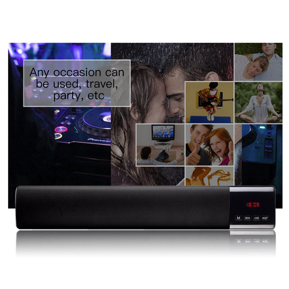 Портативные bluetooth колонки мини звуковая коробка стерео басы BT спикер поддержка