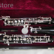 Отличное эбенового дерева гобой в клавишу C полностью автоматический наряд