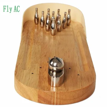 

Indoor Mini Desktop Metal bowling Adult and children's birthday The gift