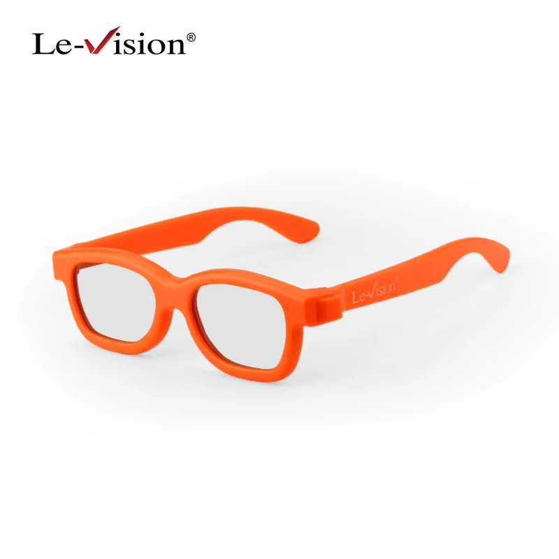 Le-видение дети 3D очки Новый RealD круговые поляризационные пассивный для LG Кино DLP