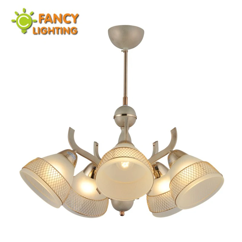 

Nordic chandelier E27 Frosted Glass 3/5 head chandelier ceiling in the living room/bedroom/kitchen/Dining room chandelier led