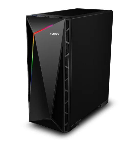 Cheap  IPASON VGAME gaming desktop computer AMD R5-2600 6-core 1050TI-4G Dedicated card/8G 2666 high-frequ