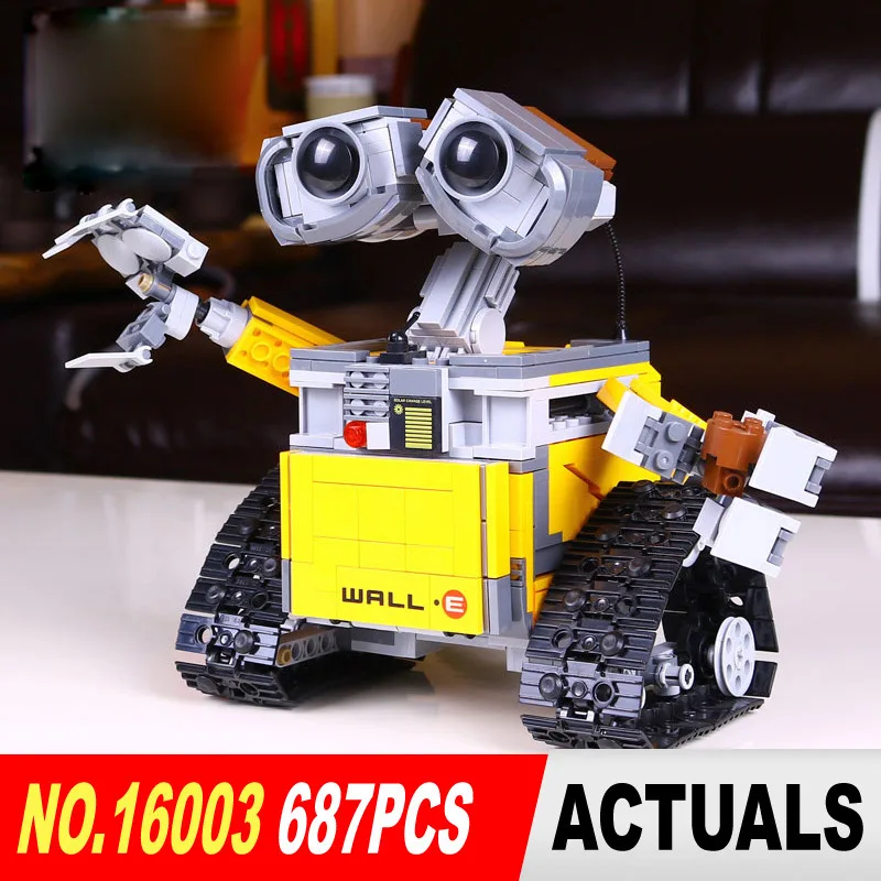 Лепин техника идея Робот WALL E Строительный набор Наборы игрушки Образовательные Кирпичи Блоки Bringuedos игрушки для детей DIY подарок