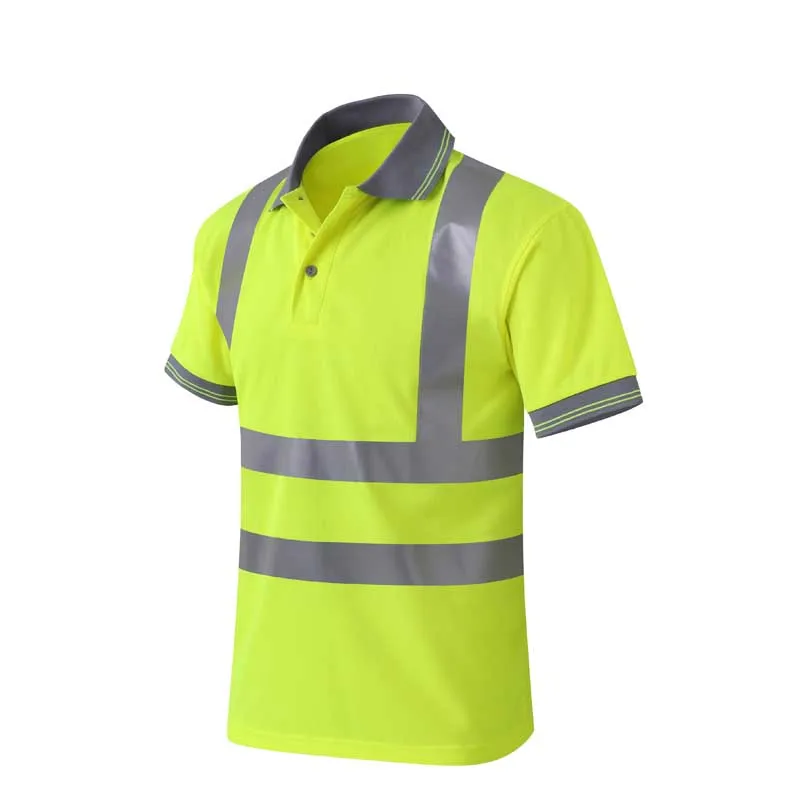 Быстросохнущая защитная одежда ночная Рабочая футболка светоотражающие Топы рабочая одежда сухая футболка жилет дышащая Рабочая безопасная одежда