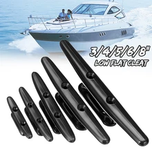 " 4" " 6" " нейлоновая пластиковая низкая плоская скоба, оборудование для морской лодки, яхты, палубная линия, веревка, аксессуары для лодки