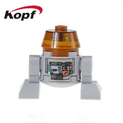 Один продажи строительных блоков R2D2 BB8 C1-10P Space Wars умный робот RSD8 C110P RSJ2 классические Кирпичи Модель игрушки для детей XH 526