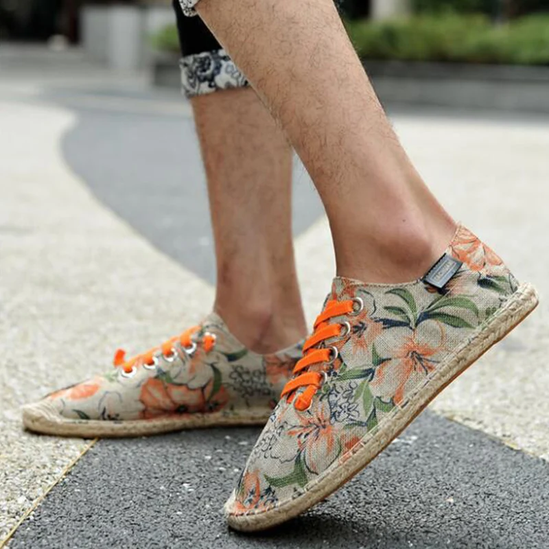 

Dropshipping Womens Shoes Espadrilles Canvas Shoes Breathable Lady Loafers Slip On Solid Linen Fisherman Flat Shoes XXZ64
