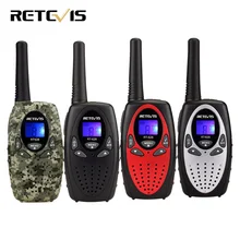 2 шт. RETEVIS RT628 Мини Walkie Talkie дети радио 0,5 W Частота УВЧ портативное Любительское радио КВ трансивер подарок A1026B