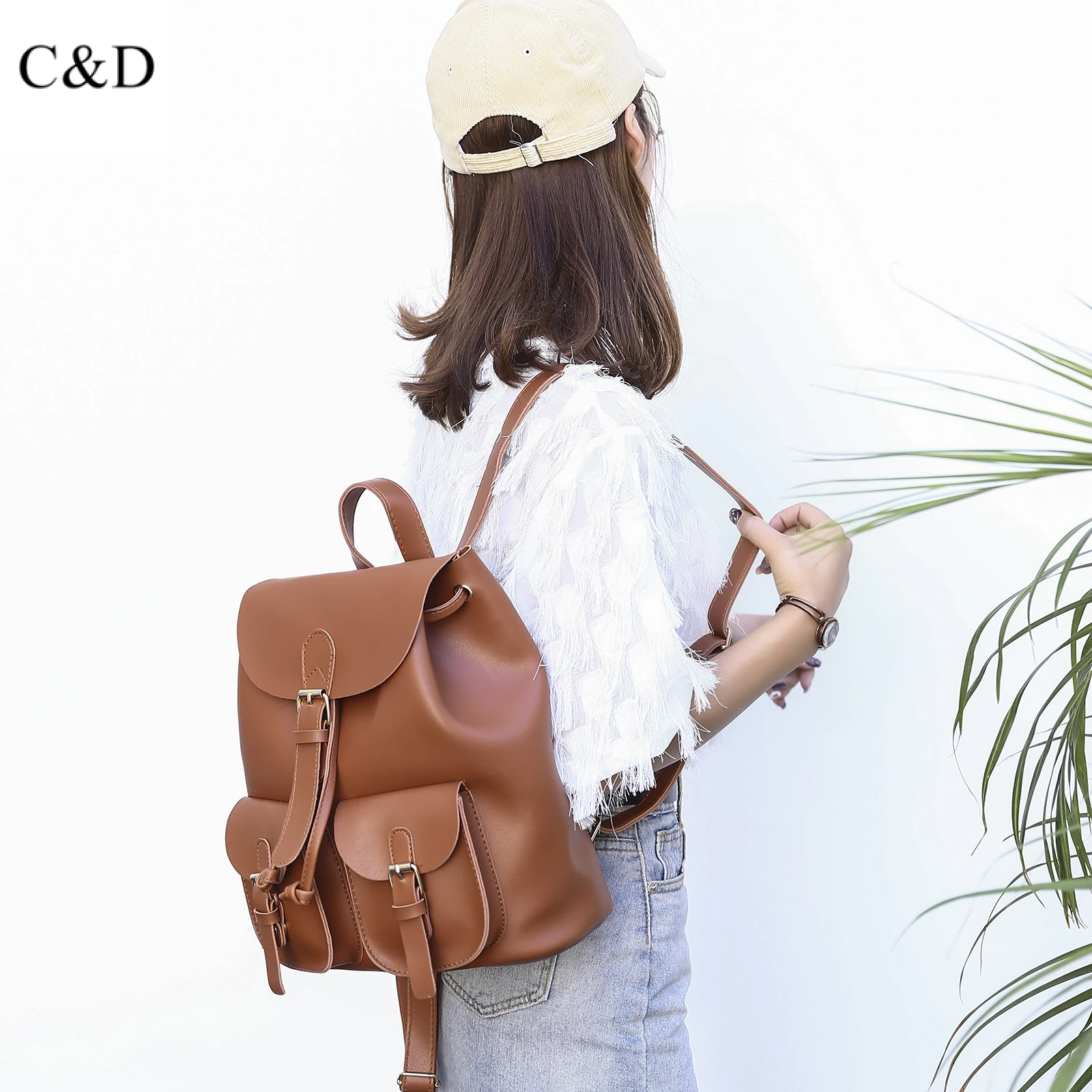 

C&D Luxury New Type of Women's Backpack in Women's Bag College Wind Backpack in 2019