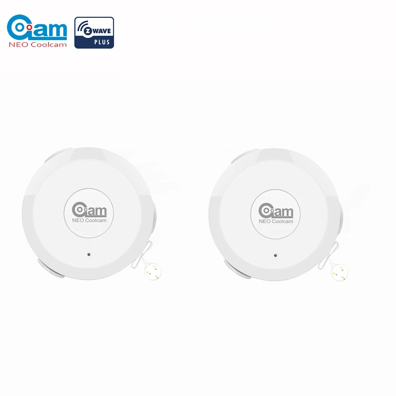 

NEO COOLCAM NAS-WS01Z 2pcs/lot Z wave Flood Water Leak Alarm Sensor Z-wave Sensor Alarm Home Automation System