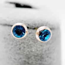 Горячая Распродажа Модные Симпатичные серьги-гвоздики 8 цветов серьги с кристаллами для женщин 4ED19