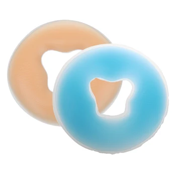 

2 Pcs Soft Silicone Gel Pillow Face Down Cradle Cushion Pillow For Massage Beauty Salon Relax Table Bed