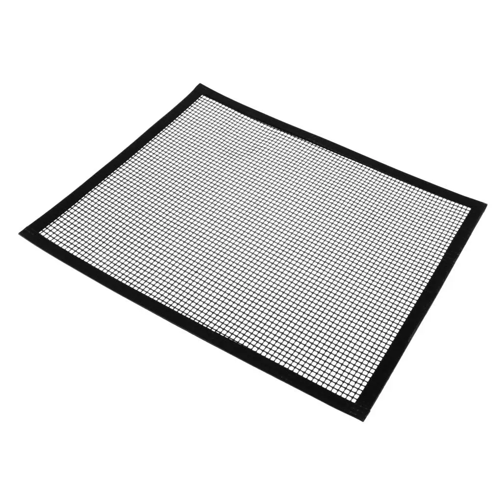 Fiberglass Non-stick BBQ Grill Mesh Net Barbecue Grilling Pad Replacement Mat 40x33cm For Outdoor Camping Picnic Cooking Tools