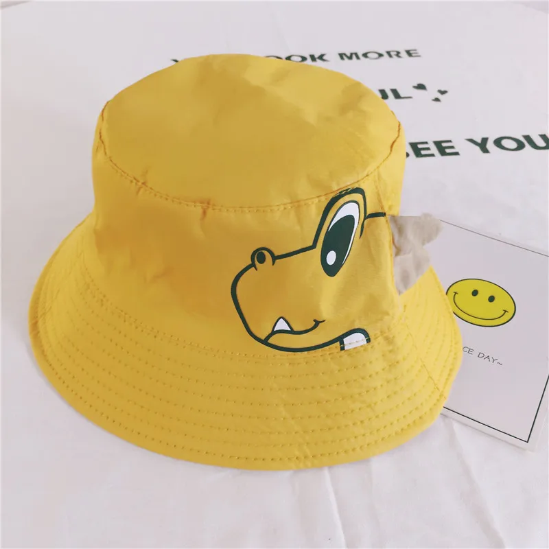 [DINGDNSHOW] брендовая шапка-ведро Детские хлопковые Мультяшные животные со шляпами для мальчиков и девочек, милая Панама