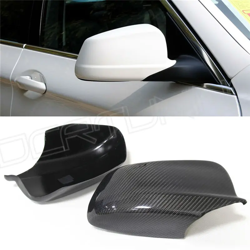 

For BMW 5 Series F10 2010 2011 2012 2013 520i 528i 535i 518d Add on style carbon fiber rear view mirror