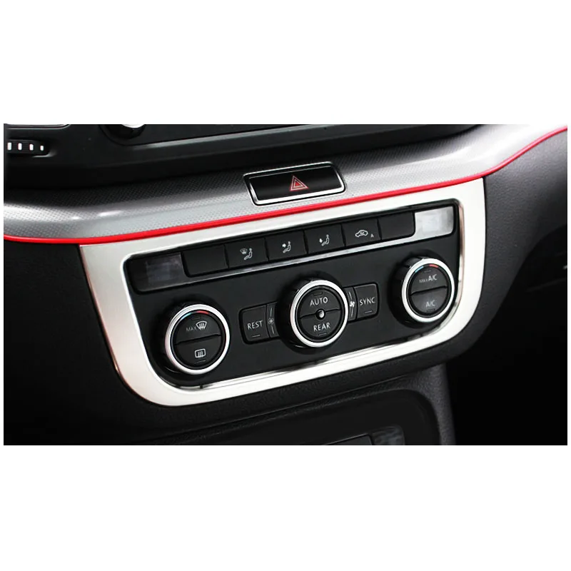 

lsrtw2017 car air conditioner panel trim for volkswagen sharan 2011 2012 2013 2014 2015 2016 2017 2018 seat Alhambra