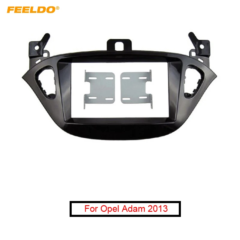para montaje en panel 2 DIN FEELDO Marco de radio para Opel Adam de 2013