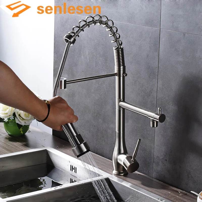 

High-grade Best Price Kitchen Mixer Faucet with One Handle One Hole Brushed Nickel