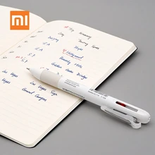 Оригинальные Xiaomi KACO 4 в 1 многофункциональные ручки 0,5 мм черный синий красный стержень сменный гелевый карандаш механический карандаш японские чернила для офиса и школы