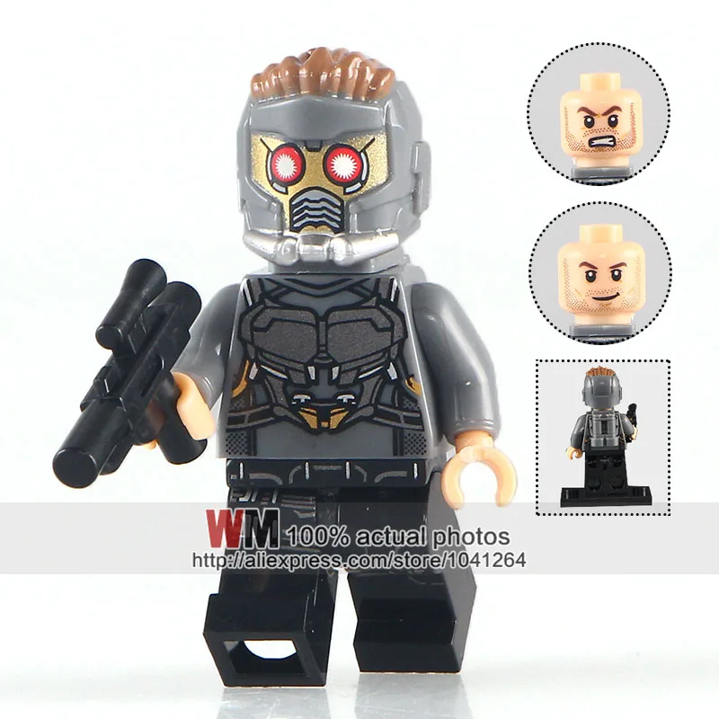 

Single Sale 2 XINH603 Star-Lord 76081 Super Heroes DIY Building Block Toys For Children X0159
