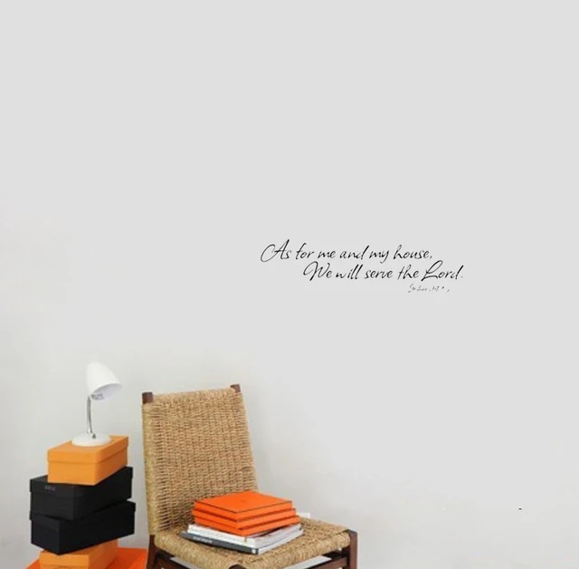 As For Me And My House Wall Art aliexpress : buy as for me and my house joshua 24:15 bible As For Me And My House Wall Art aliexpress : buy as for me and my house joshua 24:15 bible