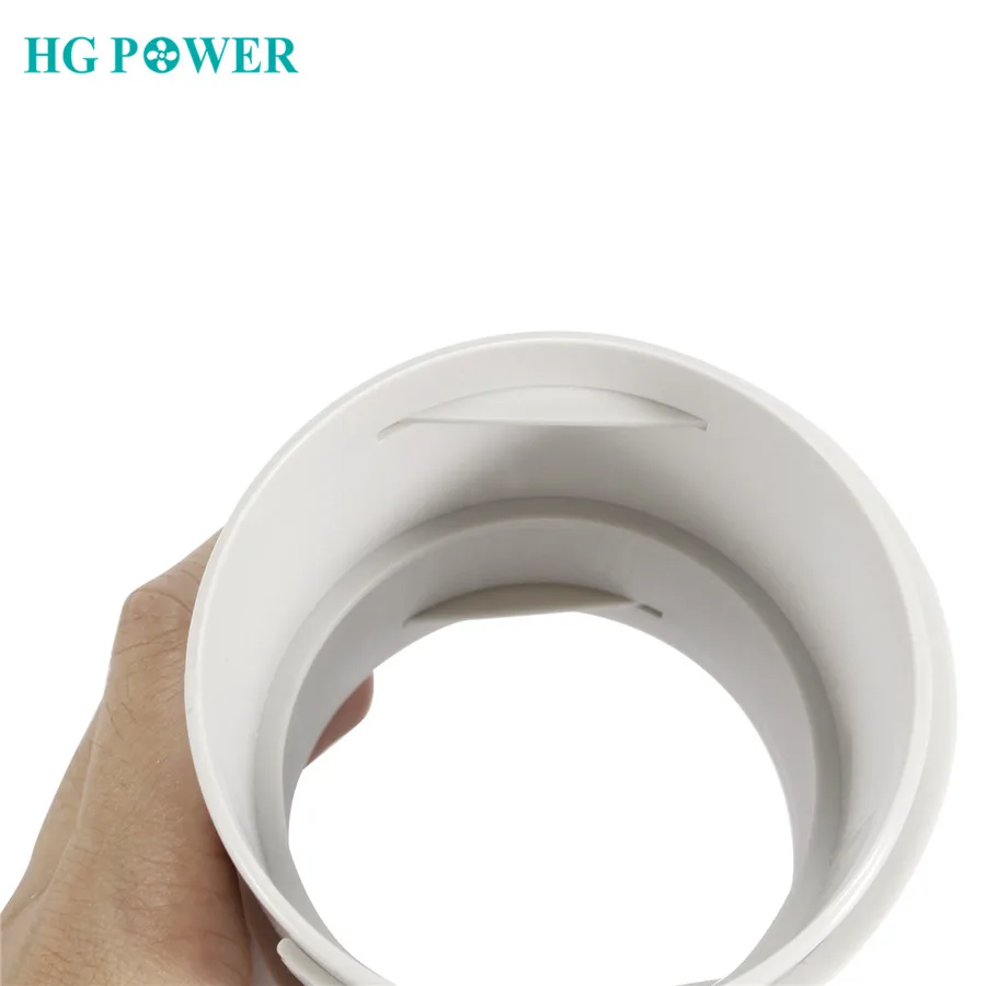 3 Inch ABS Air Vent Ducting Connector Duct Buckle Connector Hard Pipe Hose Straight Connector for Indoor or Outdoor Ducting Use