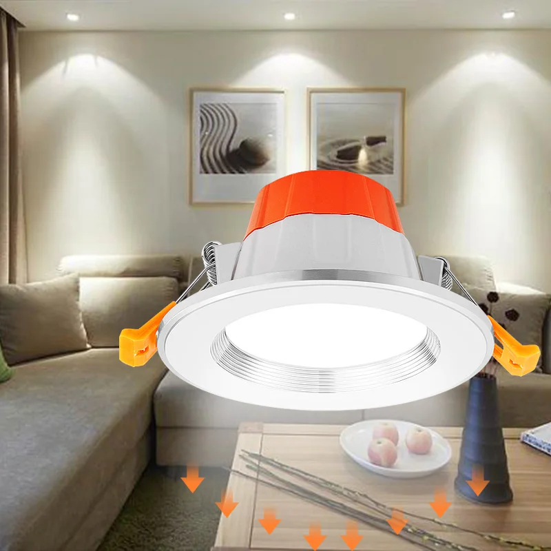 

Spot Led Downlight 220V 5W 9W 10W 15W Led Spot Light Recessed LED Down Light Fixture Lighting for Bedroom Kitchen Foyer White