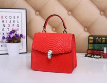 Women Genuine Leather Handbags Shoulder Messenger Bags Real Cowhide Crocodile Grain Korean Luxury Famous Brand Tote Style