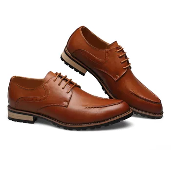 

Men Shoes Spring Leather Social Brand Fashion Office Dress Shoes #MS8116166