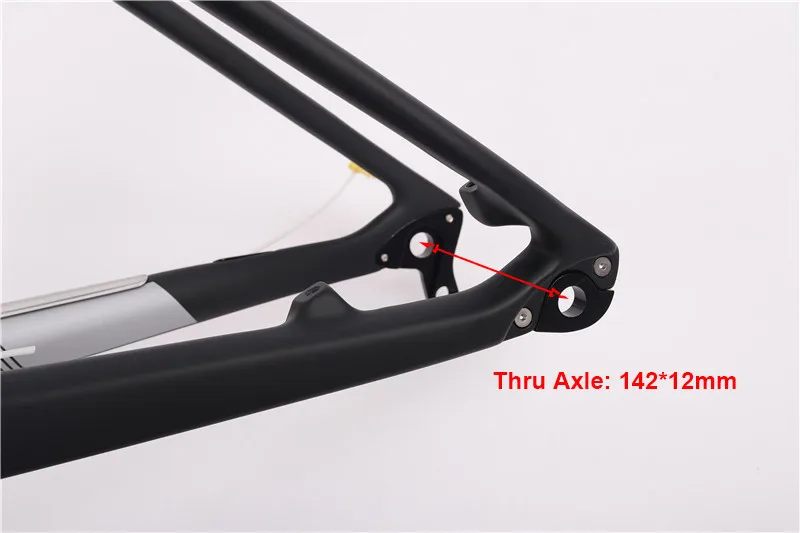 Cheap LEADXUS 29er Super Light Carbon Fiber MTB Bike Frame Quick Release/Thru Axle Exchange 29 Inch Mountain Bicycle Carbon Frame 7