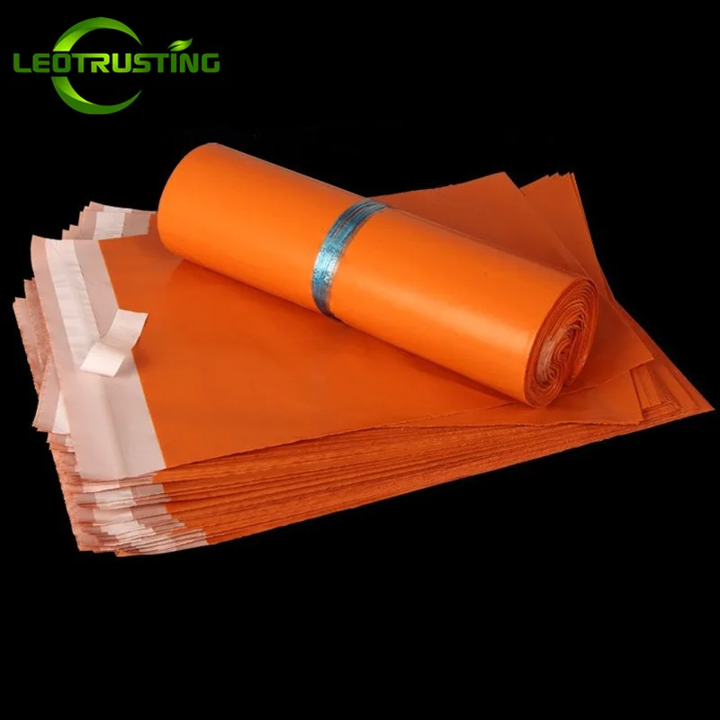 Leotrusting Thick Orange Poly Mailing Adhesive Envelope Bag Shoes