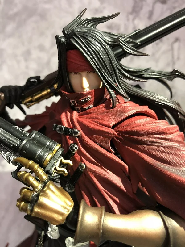 27 см Dirge of Cerberus Final Fantasy VII Play Arts Vincent Valentine Kai фигурка Рождественский подарок кукла модель B19